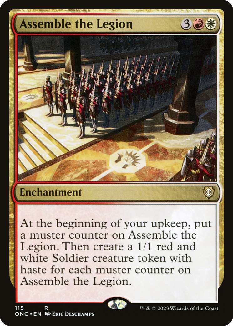 Assemble the Legion (ONC-115) [Phyrexia: All Will Be One Commander]