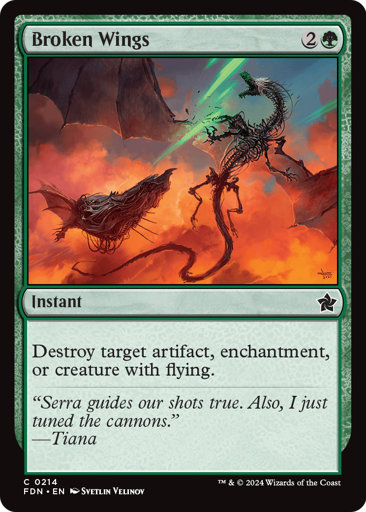 Broken Wings (FDN-214) [Foundations] Foil