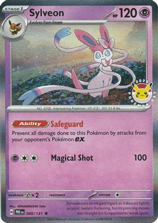 Sylveon (Pokemon Day) (040/131) [Miscellaneous Cards & Products] Holofoil - Rare
