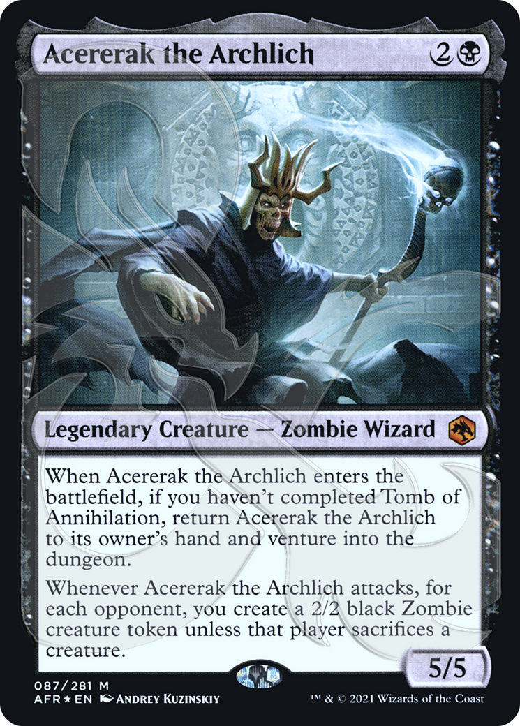 Acererak the Archlich (AFR&-087) [Adventures in the Forgotten Realms Promos] Foil
