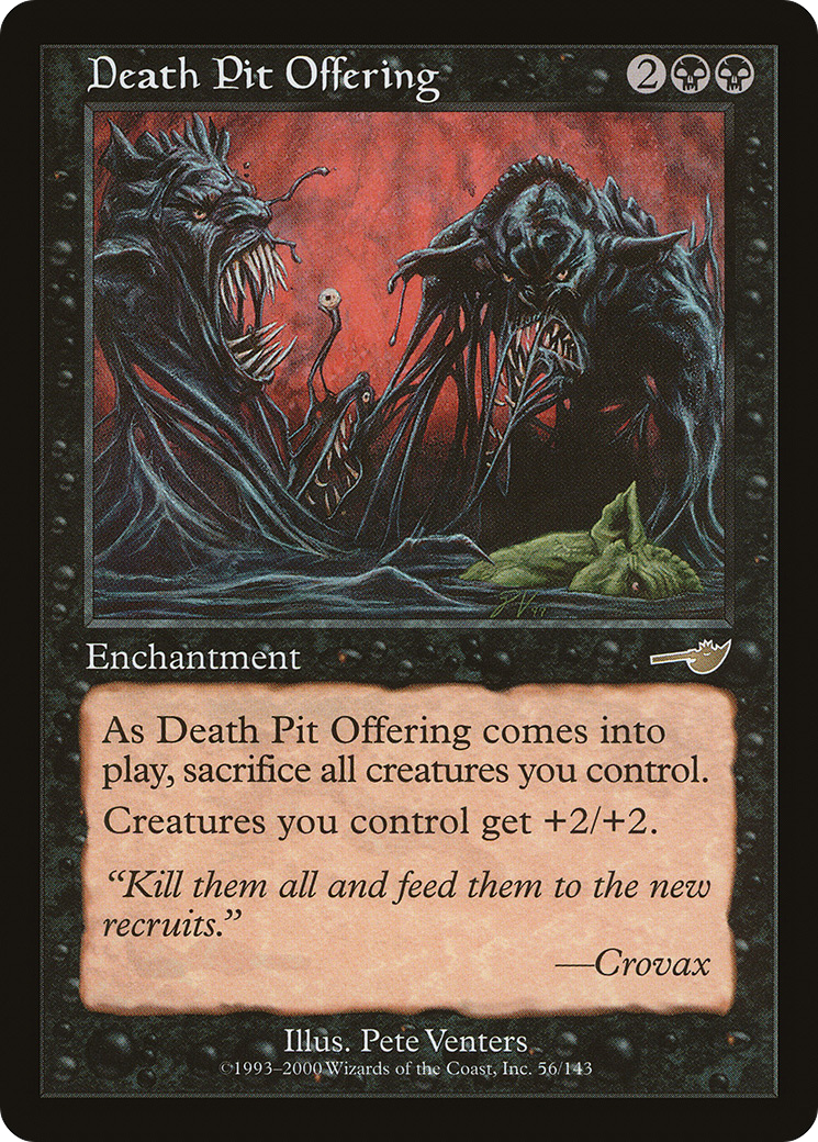Death Pit Offering (NMS-056) [Nemesis] Foil