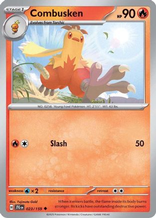 Combusken (023) [SV09 Journey Together] Reverse Holofoil - Uncommon