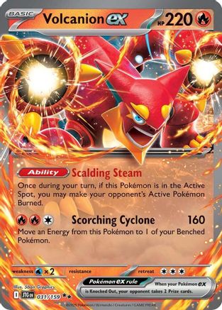 Volcanion ex (031/159) [SV09 Journey Together] Holofoil - Double Rare