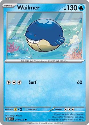 Wailmer (040) [SV09 Journey Together] - Common