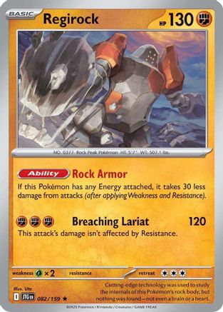 Regirock (082) [SV09 Journey Together] Holofoil - Rare