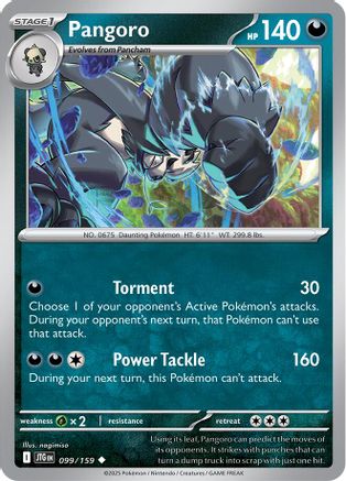 Pangoro (099) [SV09 Journey Together] - Uncommon