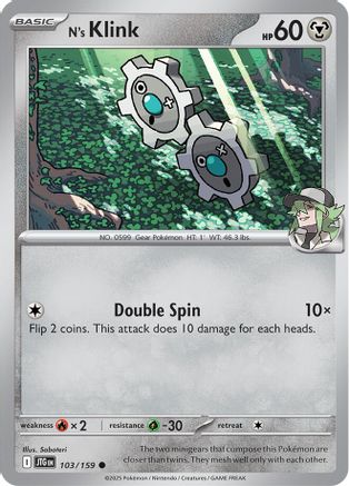N's Klink (103) [SV09 Journey Together] - Common