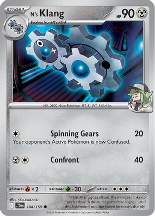 N's Klang (104) [SV09 Journey Together] Reverse Holofoil - Common