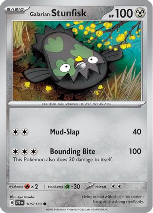 Galarian Stunfisk (106) [SV09 Journey Together] - Common