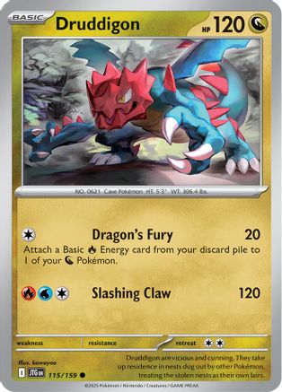 Druddigon (115) [SV09 Journey Together] - Common