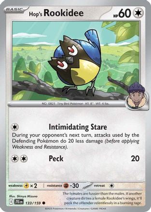 Hop's Rookidee (133) [SV09 Journey Together] Reverse Holofoil - Common