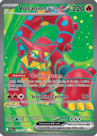 Volcanion ex (171/159) [SV09 Journey Together] Holofoil - Ultra Rare
