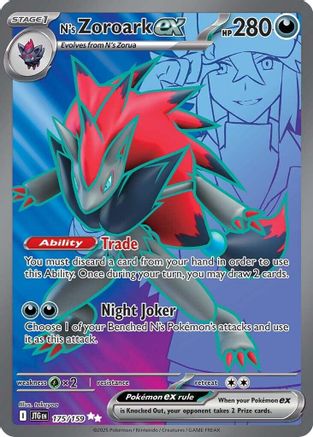 N's Zoroark ex (175/159) [SV09 Journey Together] Holofoil - Ultra Rare