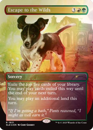 Escape to the Wilds (SLD-1921) (Rainbow Foil) [Secret Lair Drop Series] Foil