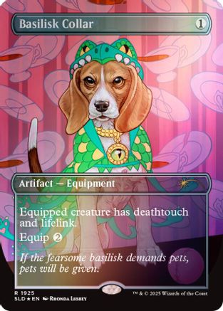Basilisk Collar (SLD-1925) (Rainbow Foil) [Secret Lair Drop Series] Foil