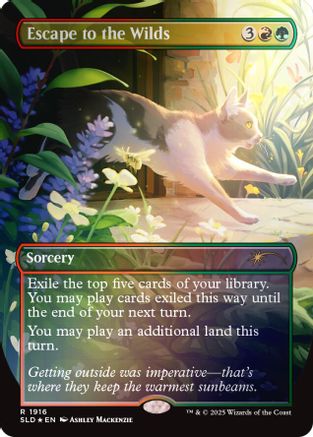 Escape to the Wilds (SLD-1916) (Rainbow Foil) [Secret Lair Drop Series] Foil