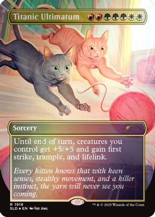 Titanic Ultimatum (SLD-1918) (Rainbow Foil) [Secret Lair Drop Series] Foil