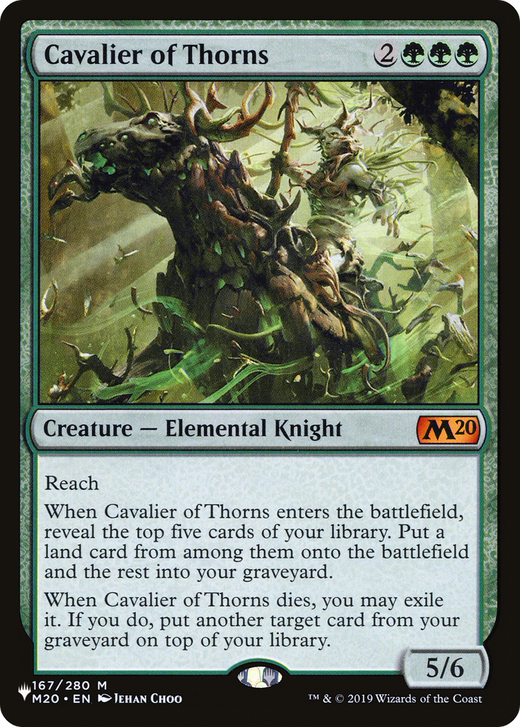 Cavalier of Thorns (LIST-M20-167) [The List]