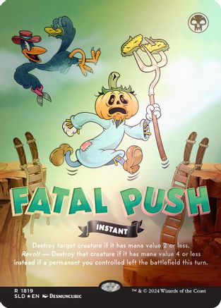 Fatal Push (SLD-1819) (Rainbow Foil) [Secret Lair Drop Series] Foil