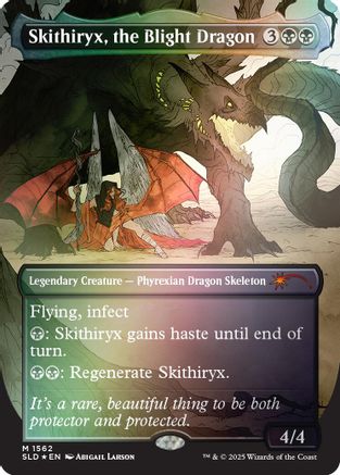 Skithiryx, the Blight Dragon (Rainbow Foil) (SLD-1562) [Secret Lair Drop Series] Foil