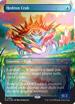 Hedron Crab (Rainbow Foil) (SLD-1430) [Secret Lair Drop Series] Foil