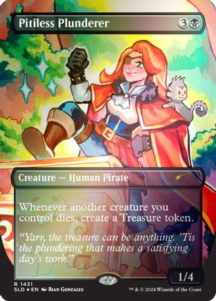 Pitiless Plunderer (Rainbow Foil) (SLD-1431) [Secret Lair Drop Series] Foil
