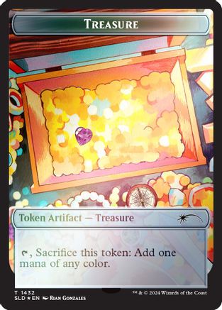Treasure Token (SLD-1432) (Rainbow Foil) [Secret Lair Drop Series] Foil