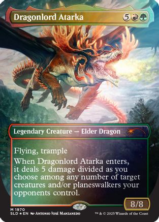 Dragonlord Atarka (Rainbow Foil) (SLD-1970) [Secret Lair Drop Series] Foil
