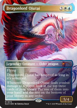 Dragonlord Ojutai (Rainbow Foil) (SLD-1973) [Secret Lair Drop Series] Foil