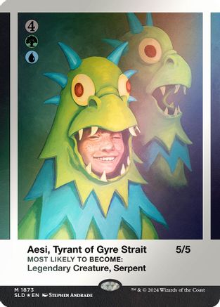 Aesi, Tyrant of Gyre Strait (Rainbow Foil) (SLD-1873) [Secret Lair Drop Series] Foil