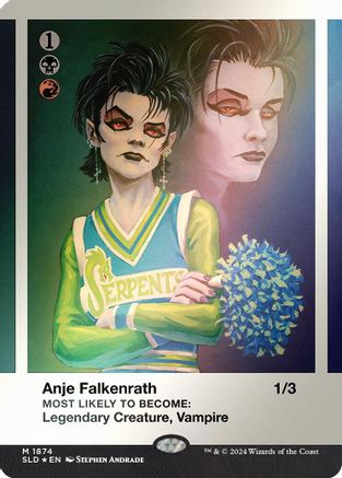 Anje Falkenrath (Rainbow Foil) (SLD-1874) [Secret Lair Drop Series] Foil