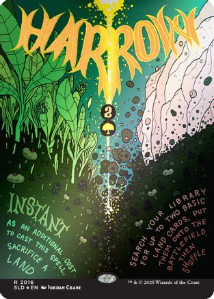 Harrow (Rainbow Foil) (SLD-2016) [Secret Lair Drop Series] Foil