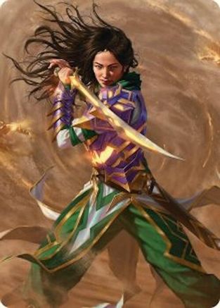 Descendant of Storms Art Card (2/54) (AATDM-002) [Art Series: Tarkir: Dragonstorm]