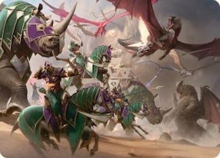 United Battlefront Art Card (5/54) (AATDM-005) [Art Series: Tarkir: Dragonstorm]