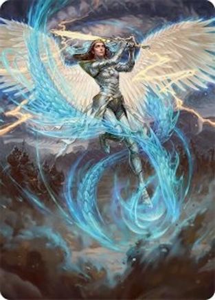 Elspeth, Storm Slayer Art Card (49/54) (AATDM-049) [Art Series: Tarkir: Dragonstorm]