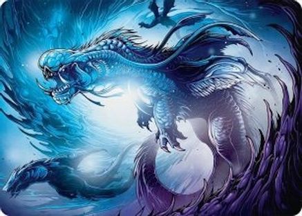 Roiling Dragonstorm Art Card (33/54) (AATDM-033) [Art Series: Tarkir: Dragonstorm]
