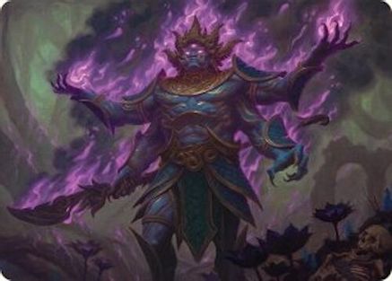 Rot-Curse Rakshasa Art Card (13/54) (AATDM-013) [Art Series: Tarkir: Dragonstorm]