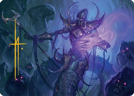 Sidisi, Regent of the Mire Art Card (14/54) (Gold-Stamped Signature) (AATDM-014) [Art Series: Tarkir: Dragonstorm]