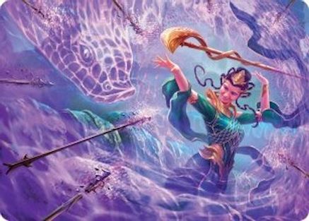 Snakeskin Veil Art Card (19/54) (AATDM-019) [Art Series: Tarkir: Dragonstorm]