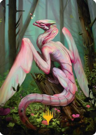 Bloomvine Regent Art Card (46/54) (Gold-Stamped Planeswalker Symbol) (AATDM-046) [Art Series: Tarkir: Dragonstorm]