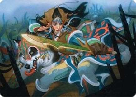 Eshki Dragonclaw Art Card (23/54) (AATDM-023) [Art Series: Tarkir: Dragonstorm]