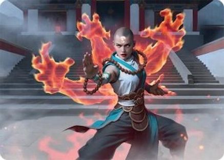 Flamehold Grappler Art Card (24/54) (AATDM-024) [Art Series: Tarkir: Dragonstorm]