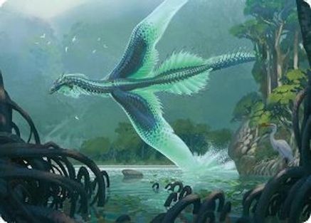 Teval, Arbiter of Virtue Art Card (26/54) (AATDM-026) [Art Series: Tarkir: Dragonstorm]