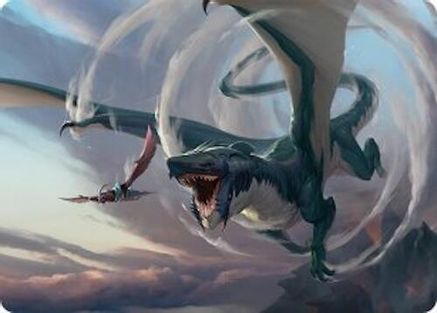 Whirlwing Stormbrood Art Card (27/54) (AATDM-027) [Art Series: Tarkir: Dragonstorm]