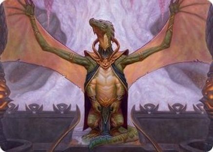Kheru Goldkeeper Art Card (36/54) (AATDM-036) [Art Series: Tarkir: Dragonstorm]