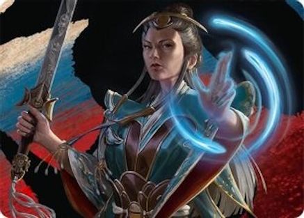 Narset, Jeskai Waymaster Art Card (44/54) (AATDM-044) [Art Series: Tarkir: Dragonstorm]