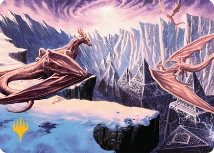 Maelstrom of the Spirit Dragon (42/54) (Gold-Stamped Planeswalker Symbol) (AATDM-042) [Art Series: Tarkir: Dragonstorm]