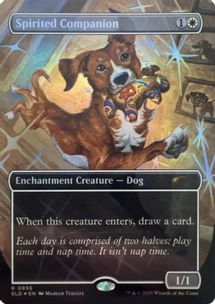 Spirited Companion (SLD-896) (Rainbow Foil) [Secret Lair Drop Series] Foil