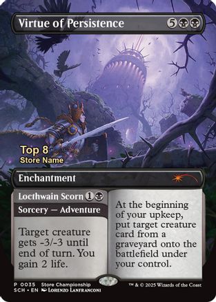 Virtue of Persistence (Top 8) (GAME-035) [Game Day & Store Championship Promos]
