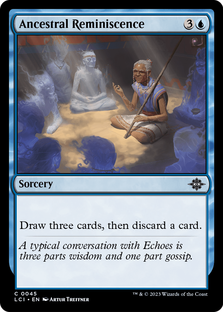 Ancestral Reminiscence (LCI-045) [The Lost Caverns of Ixalan] Foil